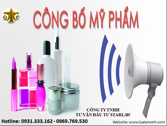 THỦ TỤC CÔNG BỐ LƯU HÀNH MỸ PHẨM