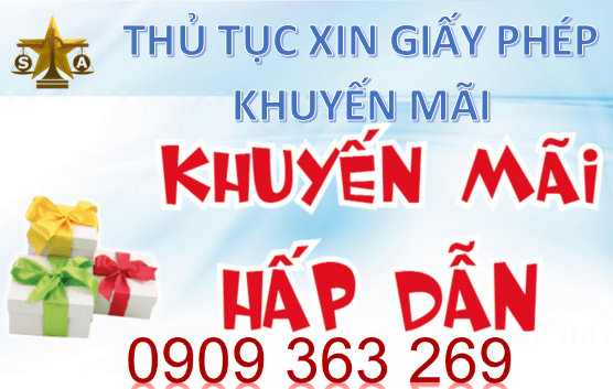 XIN GIẤY PHÉP KHUYẾN MẠI