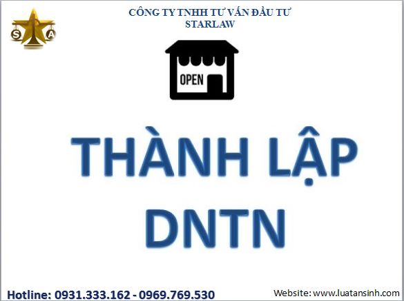 THÀNH LẬP DOANH NGHIỆP TƯ NHÂN