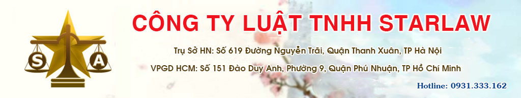 CÔNG TY LUẬT TNHH STARLAW